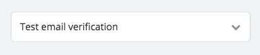 Dropdown list
